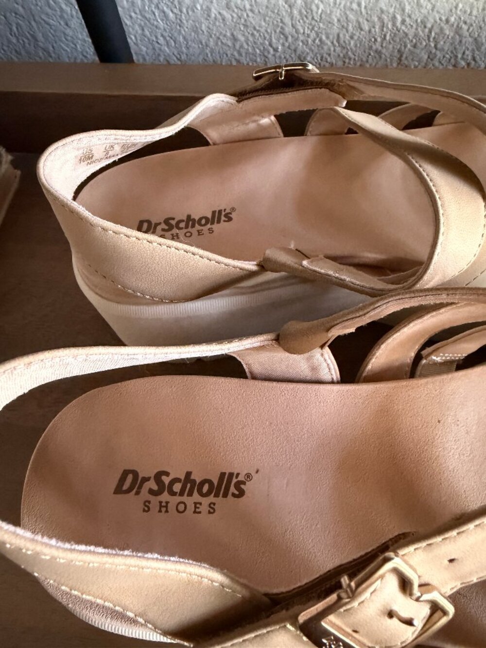 DR. SCHOLL'S Nice Max Sun Sandals in Sand color Sz.10 - Picture 5 of 9